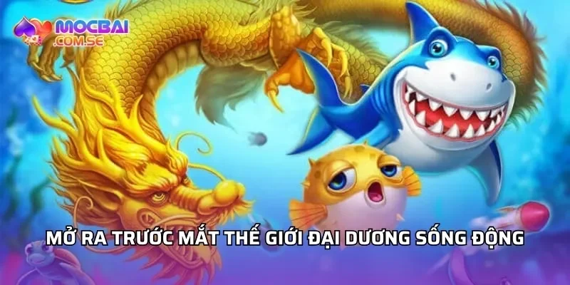 Mở ra trước mắt thế giới đại dương sống động