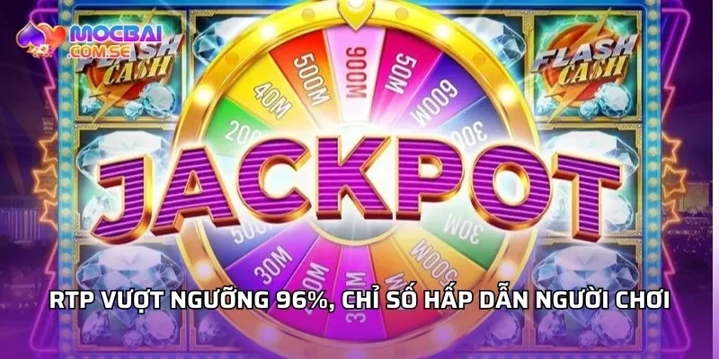 RTP vượt ngưỡng 96%, chỉ số hấp dẫn người chơi