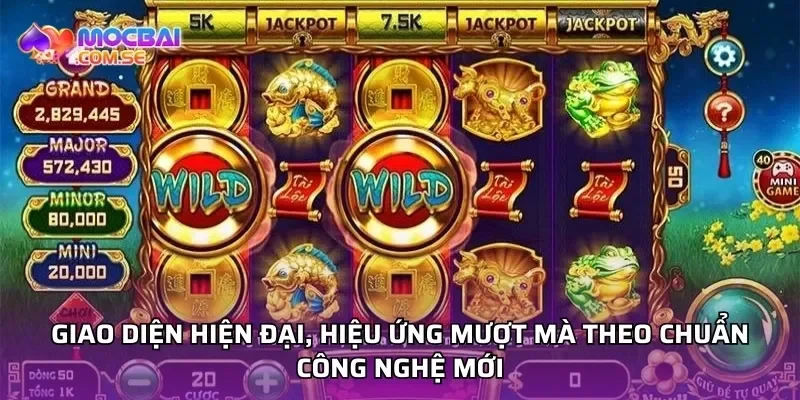 Giao diện hiện đại, hiệu ứng mượt mà theo chuẩn công nghệ mới